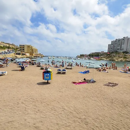 Blue Waters 2 Bedroom Penthouse, With Large Outside Terrace In * Sliema