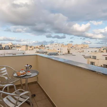 Blue Waters 2 Bedroom Penthouse, With Large Outside Terrace In Sliema