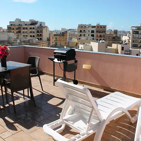 Blue Waters 2 Bedroom Penthouse, With Large Outside Terrace In Sliema